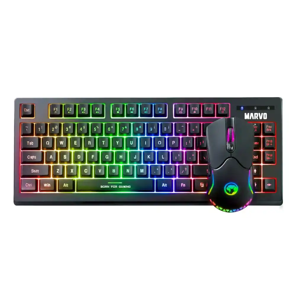 Bežična Tastatura+miš Marvo KW516 RGB