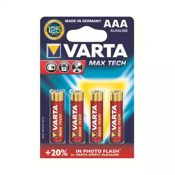 Baterija Varta LR3 Max Tech AAA 1/4