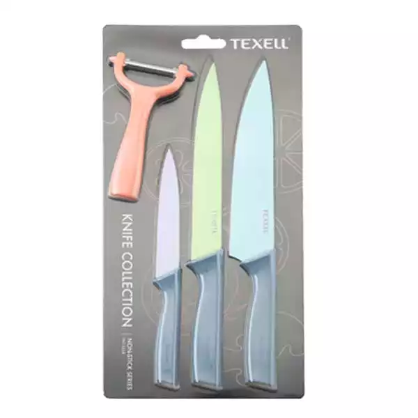 Set 3 noža i ljuštač TEXELL TNT-S238