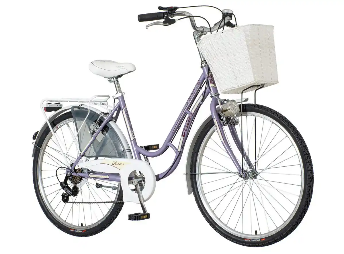 Bicikla Visitor Machiato Fashion Fam2629f/ljubičasto bela/ram 18/Točak 26.3/kočnice V brake