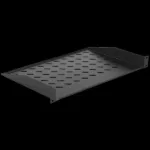 Polica fiksna 400mm rack Mirsan 19/1U crna MR.RAK1U40.01