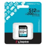 Micro SD Card 512GB Kingston SDG4/512GB class 10 200Mbs/160Mbs