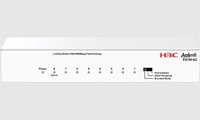 H3C Aolynk ES100-8G Ethernet Switch 8 x 1G ports