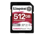 SD Card 512GB Kingston SDR2V6/512GB class 10 HD/2K/4K 280Mbs/150MBs