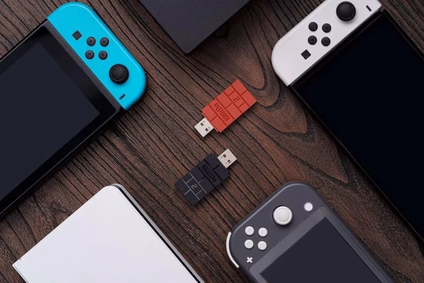 Univerzalni gamepad adapter 8BitDo USB Wireless Adapter 2 PC/PS/Mac/Xbox/Switch/Android black