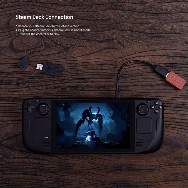 Univerzalni gamepad adapter 8BitDo USB Wireless Adapter 2 PC/PS/Mac/Xbox/Switch/Android black