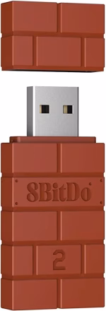 Univerzalni gamepad adapter 8BitDo USB Wireless Adapter 2 PC/PS/Mac/Xbox/Switch/Android brick