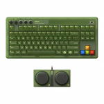 Bežična tastatura 8BitDo Retro 87/mehanička/RGB/XBOX Green + Dual Super Buttons