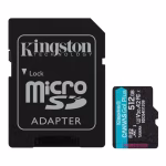 Micro SD Card 512GB Kingston+SD adapter SDCG4/512GB – 200/160 MB/s