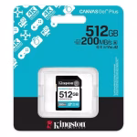 SD Card 512GB Kingston SDG4/512GB class 10 200Mbs/160Mbs
