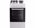 Kombinovani Elektricni sporet Beko FSS 54010 DW/85x50x60/4 funkcije/2 gorionika/2 ringle/60l rerna