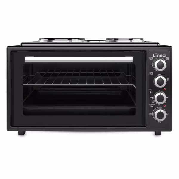 Mini šporet LINEA LMO45-0611 3100W 3 ringle crna