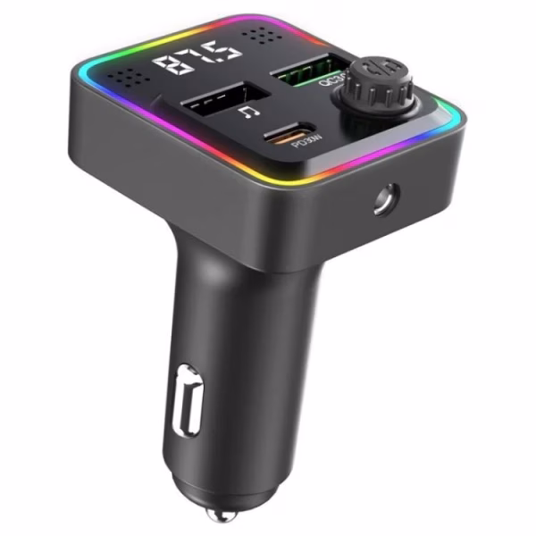FM Transmiteri – FM Transmiter i punjač Kettz Floyd Bluetooth/2xUSB QC3.0/Type-C PD30W/LED FM Transmiter i punjač Kettz Floyd Bluetooth/2xUSB QC3.0/Type-C PD30W/LED