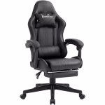 Gaming stolica Defender Azure crna