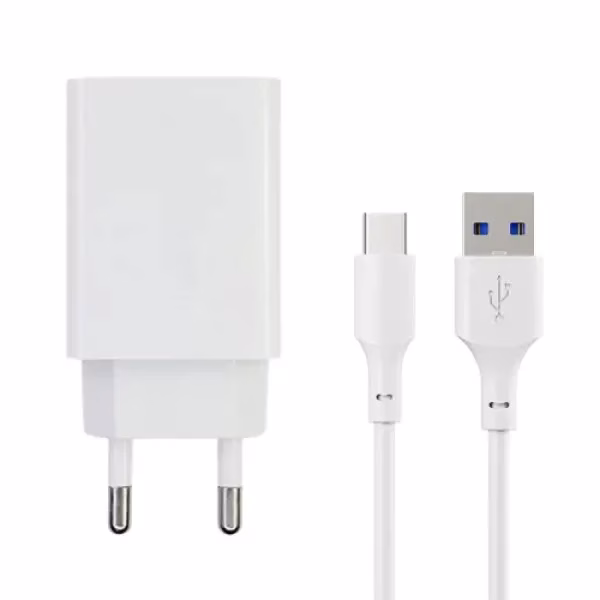 Kućni punjač Joko JK77 2.4A USB-A + Type C kabal