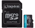 Micro SD Card 128GB Kingston+SD adapter SDCG4/128GB – 200/160 MB/s