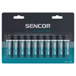 Baterija Sencor LR06 AA 10BP Alkalna 10/1