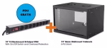 Intellinet orman 9U/400mm 714174 + PDU 8-Output 713986