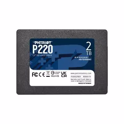 SSD – SSD 2.5 SATA3 2TB Patriot P220 550MBs/500MBs P220S2TB25 SSD 2.5 SATA3 2TB Patriot P220 550MBs/500MBs P220S2TB25