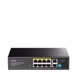 Svič 10/100/1000 10-port Cudy GS1010P/ 8 PoE+ sa 2 Gigabit Uplink porta 120W