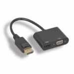 Adapter- Konverter Displayport(M) – HDMI 4K+VGA(F) Linkom