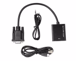 Adapter konverter VGA-HDMI+Audio Linkom M/Ž