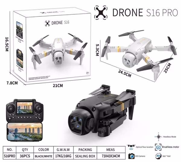 Dečiji dron S16 PRO DUAL