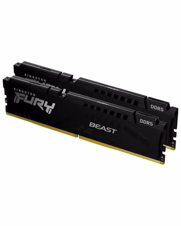 Desktop memorije – Memorija DDR5 32GB (2×16) 5600MT/S Kingston Fury Beast KF556C36BBEK2-32 Memorija DDR5 32GB (2x16) 5600MT/S Kingston Fury Beast KF556C36BBEK2-32