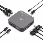 Port Designs docking station 2x4K 10 uređaja 85W