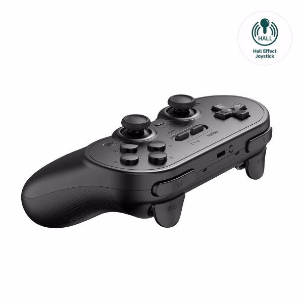 Bežični gamepad 8BitDo Pro 2 BT/2.4Ghz/Multi platform/Vibracija/Hall Effect/TMR/Black