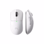 Bežični gaming miš MCHOSE A5 V3 Ultra White /PAW3395/8KHz pooling/Omron Mechanical