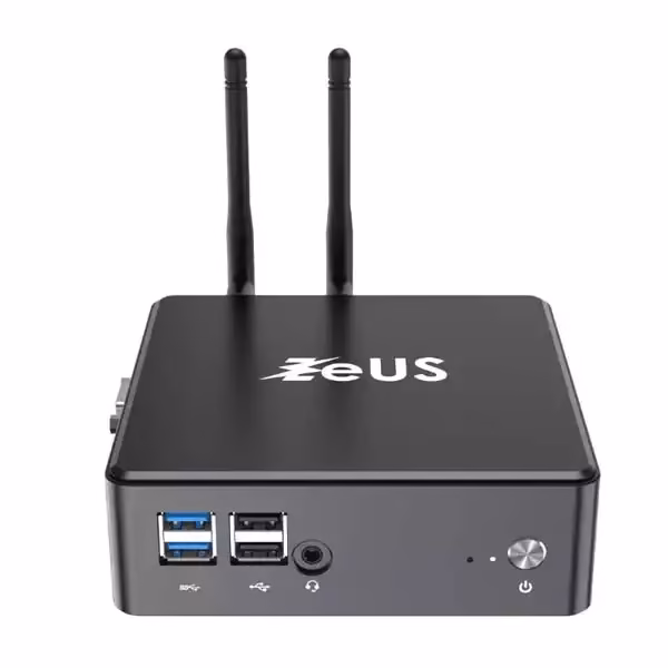 Mini PC Zeus MPI10-P23 Pentium G7505 3.50 GHz/DDR4/LAN/Dual WiFi/BT/HDMI/DP/USB C/ext ANT Refurbish