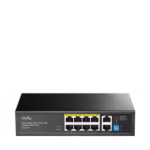 Svič 10/100/1000 10-port Cudy GS1010P/ 8 PoE+ sa 2 Gigabit Uplink porta 120W
