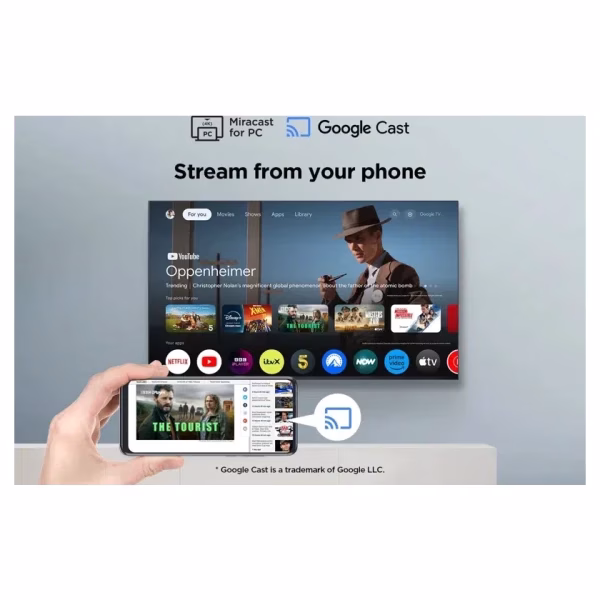 SMART LED TV 55 TCL 55V6C 3840x2160/4K/UHD/DVB-T2/C/S2/Google TV - Slika 4