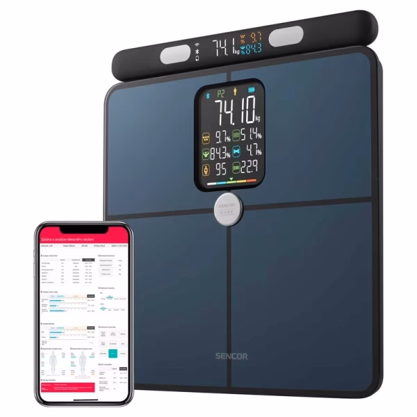 Fitnes smart vaga Sencor SBS 9102BK/LCD/crna