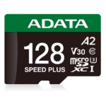 Micro SDXC 128GB A-Data Class 10 + adapter 180/160 MB/s UD128GUI3V30A2SP-RA1