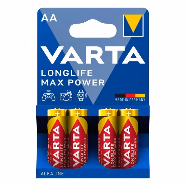 Baterija Varta LR6 Max Tech AA 4/1