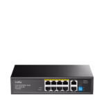 Svič 10/100 8+2-port PoE + 1Gbps RJ45 Cudy FS1010PG 120W