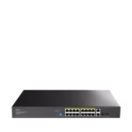 Svič 10/100/1000 16-port Cudy GS1018PS2/16 PoE+/2x Uplink/2x SFP/200W