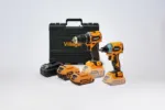 Villager set bušilica VLP 5121 + odvrtač VLP 6420, baterija 1×2,0Ah,1×4,0Ah, punjač 2,4A