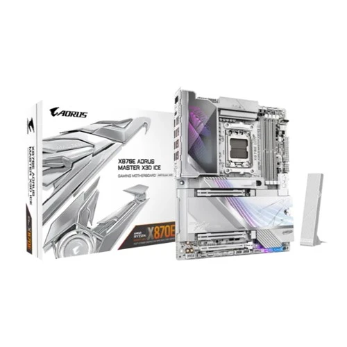 AMD matične ploče – Matična ploča Gigabyte AM5 X870E AORUS Master X Ice Matična ploča Gigabyte AM5 X870E AORUS Master X Ice