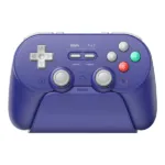 GAMING Kontroleri – Bežični gamepad 8BitDo Pro 3 BT/2.4Ghz/Multi platform/Vibracija/Hall Effect/TMR/Purple edition+Dock Bežični gamepad 8BitDo Pro 3 BT/2.4Ghz/Multi platform/Vibracija/Hall Effect/TMR/Purple edition+Dock
