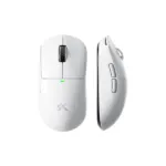 Bežični gaming miš MCHOSE A5 V3 Ultra White /PAW3395/8KHz pooling/Omron Mechanical