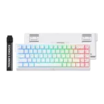 Gaming tastatura MCHOSE Ace 68 Hall Effect Magnetic Switch white topographic