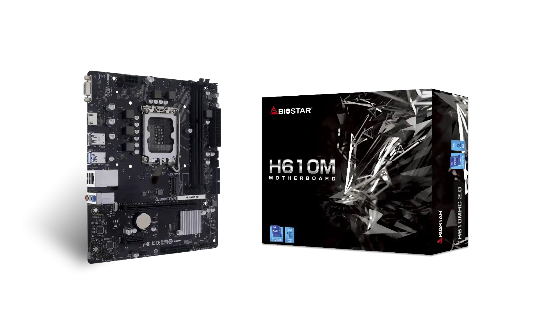 Matična ploča 1700 Biostar H610MHC 2.0 VGA/HDMI M.2