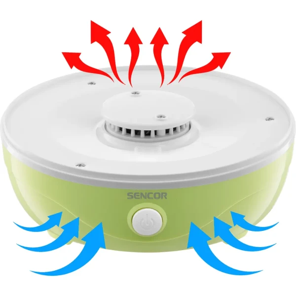 Dehidrator hrane Sencor SFD 757GG/250W/5 polica/belo zelena