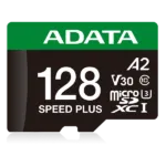Micro SDXC 128GB A-Data Class 10 + adapter 180/160 MB/s UD128GUI3V30A2SP-RA1