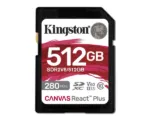SD Card 512GB Kingston SDR2V6/512GB class 10 HD/2K/4K 280Mbs/150MBs