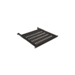 Polica fiksna 800mm rack kačenje na 4 tačke/podesivi zadnji držači Mirsan 19/1U crna MR.SBR80.01_YK
