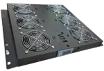 Ventilator panel sa 6 ventilatora sa digitalnim kontrolerom Mirsan MR.FAN6DT.01 Crni